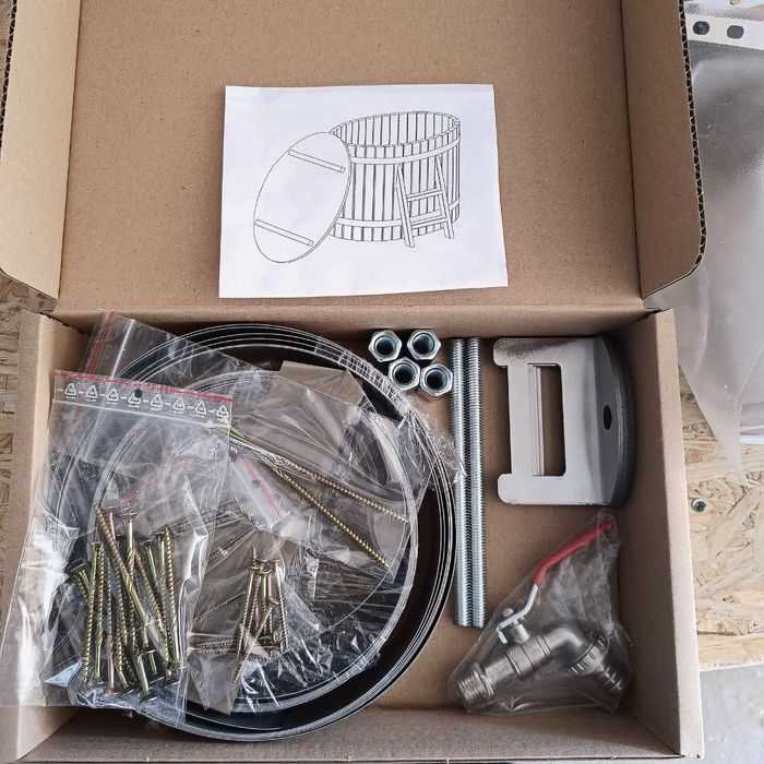 Balia ogrodowa 120 lub 160cm beczka do schładzania