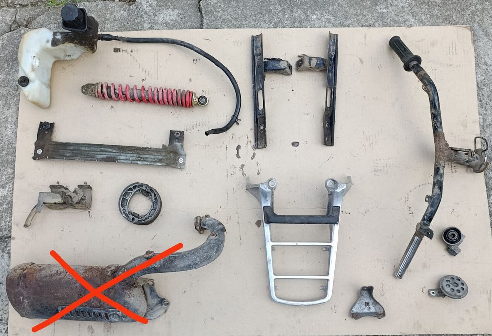 Разбор Honda Lead AF20