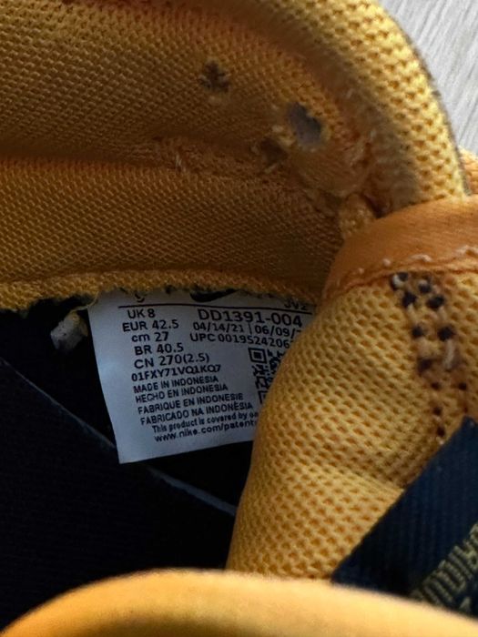 Nike Dunk Low Goldenrod