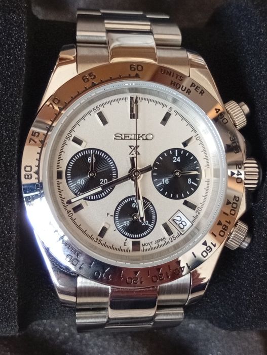 Relógio Cronógrafo Seiko VK63 "Panda"