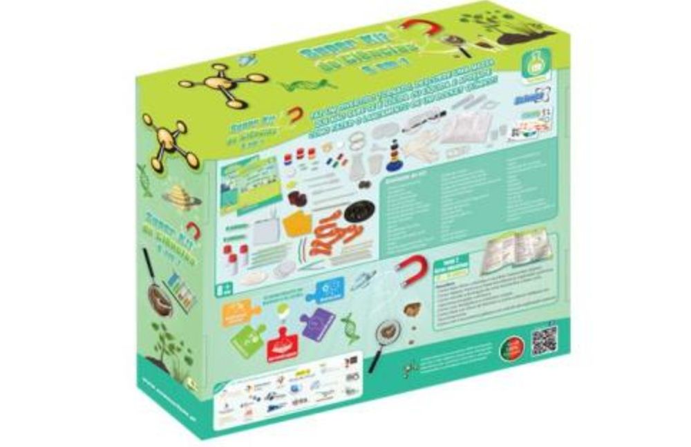 Super kit de ciência 6 em 1