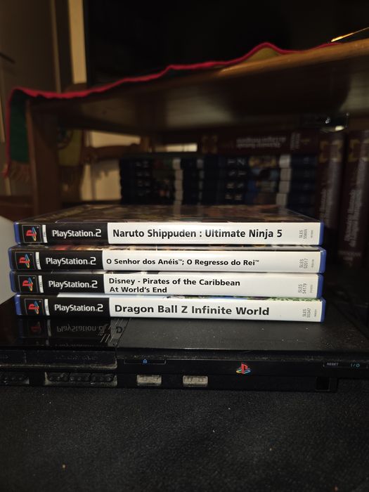 Ps2 completa a funcionar com 5 jogos
