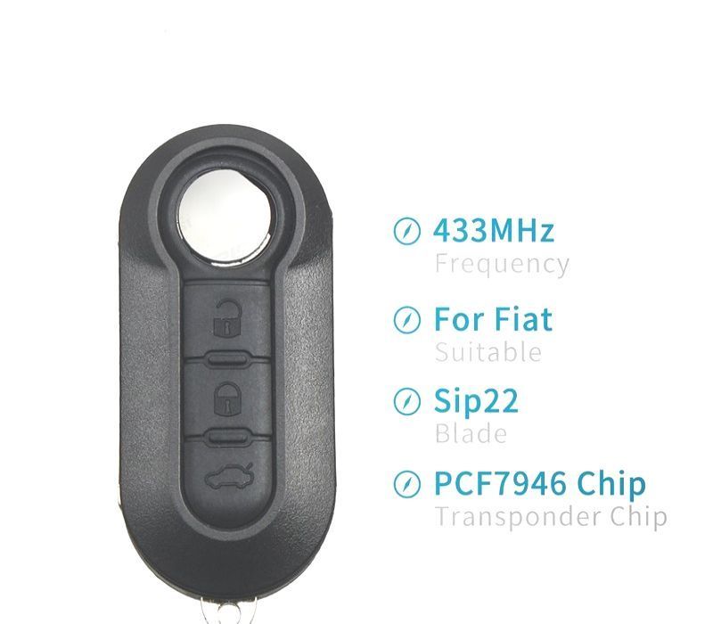 CHAVES COMPLETA PARA FIAT 500 PANDA PUNTO BRAVO GRANDE PUNTO