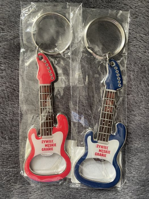 Męskie Granie brelok breloczek gitara