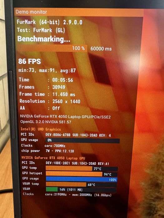 ASUS Rog Strix G614JU-N4224 Без торгу!