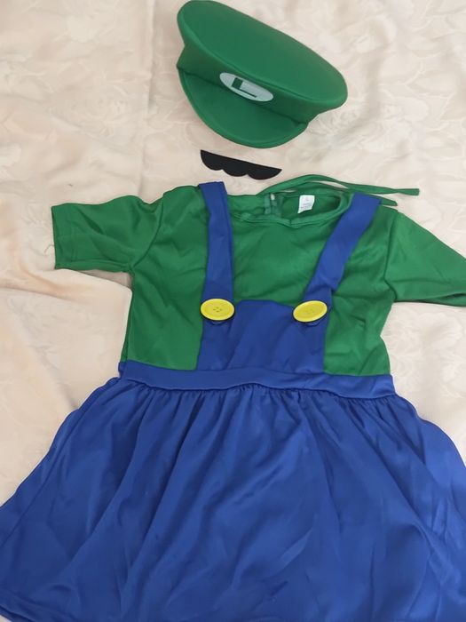 Kostium przebranie bajka Mario i Luigi dwie części rozmiar 122