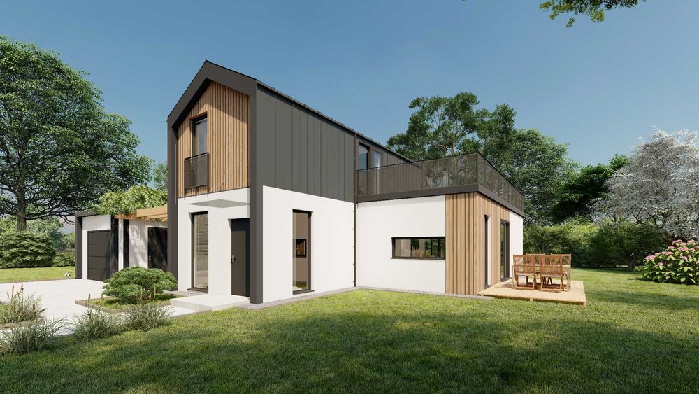Dom Modułowy DOMIKO - konstrukcja stalowa do 100m2 Toruń i Cała Polska