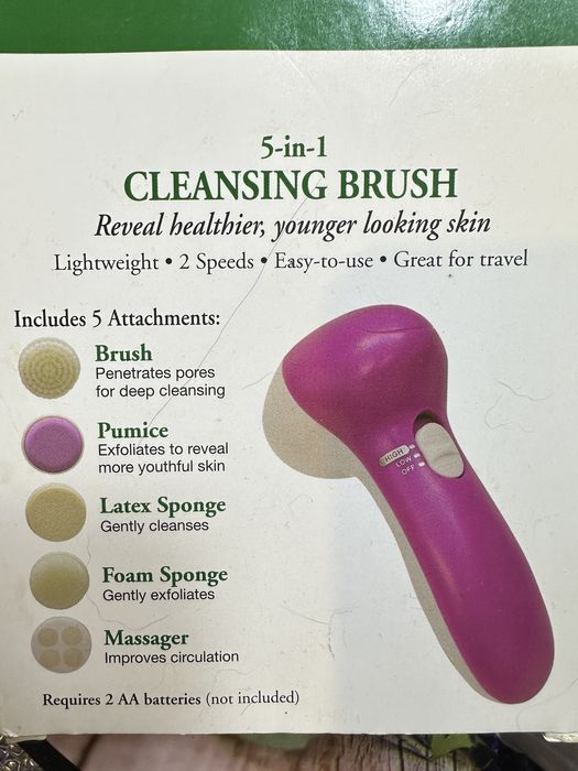 5-in-1 cleansing brush