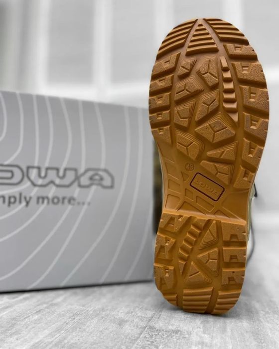Lowa Zephyr GTX Mid TF Coyote | Тактические ботинки Lowa койот Gore-Tex | Военные берцы трекинговые для ВСУ