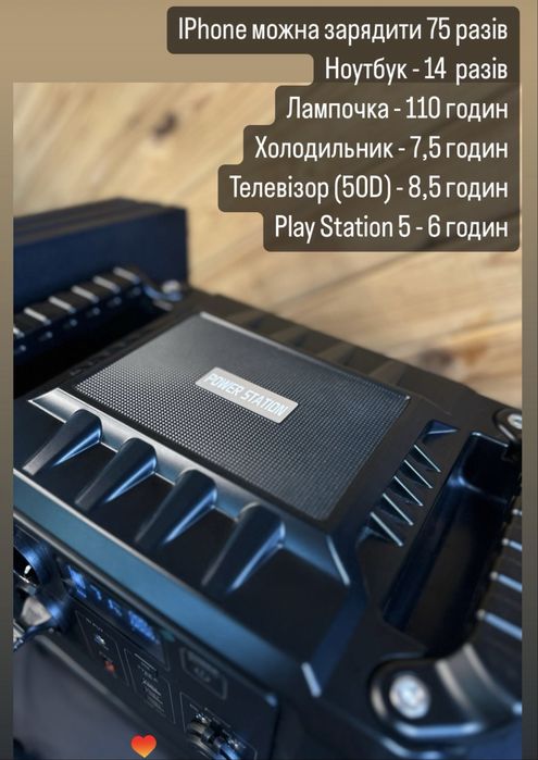 PORTABLE POWER SUPPLY Rated Power 1000W, Peak 2000W