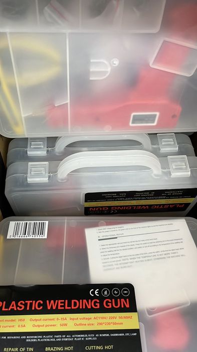 Maquinas para soldar plásticos, fibras e derivados