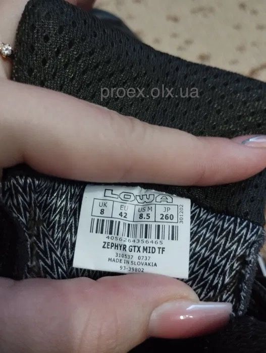 ‼️•Premium•‼️ Черевики трекінгові Lowa Zephyr GTX TF Олива