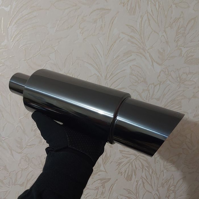 Прямоток. Спортивный вихлоп Eplus. Глушак. Прямоточна банка Akrapovic