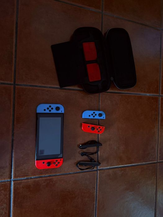 Nintendo Switch com jogos
