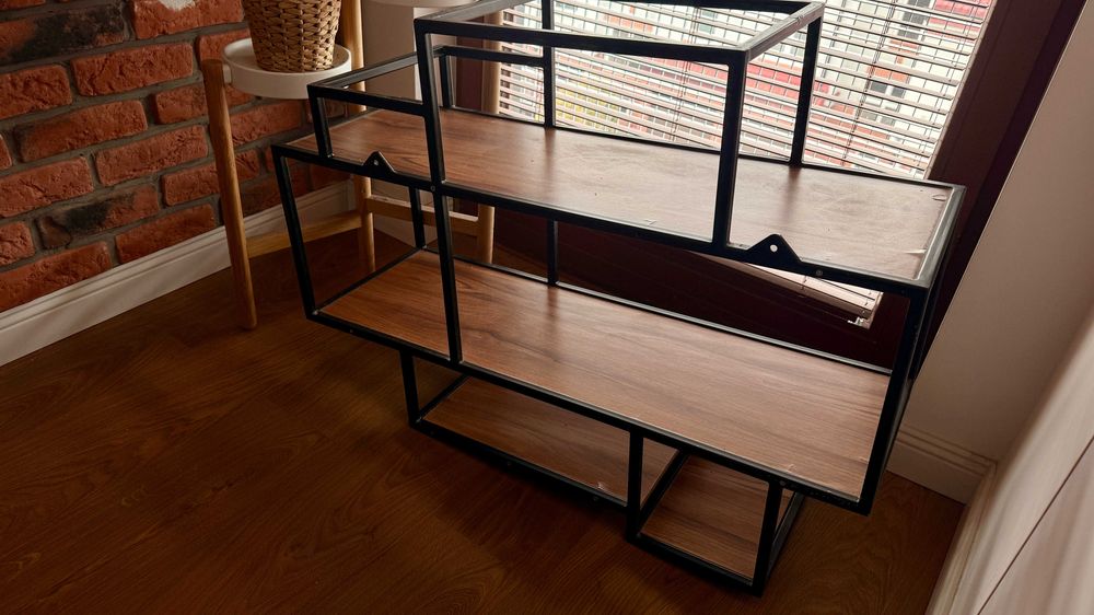 Szafka wisząca loft, półki wiszące