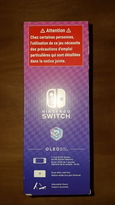 Konsola NINTENDO Switch Oled.PLOMBA FABRYCZNA!Gwarancja do 25.03.2027.