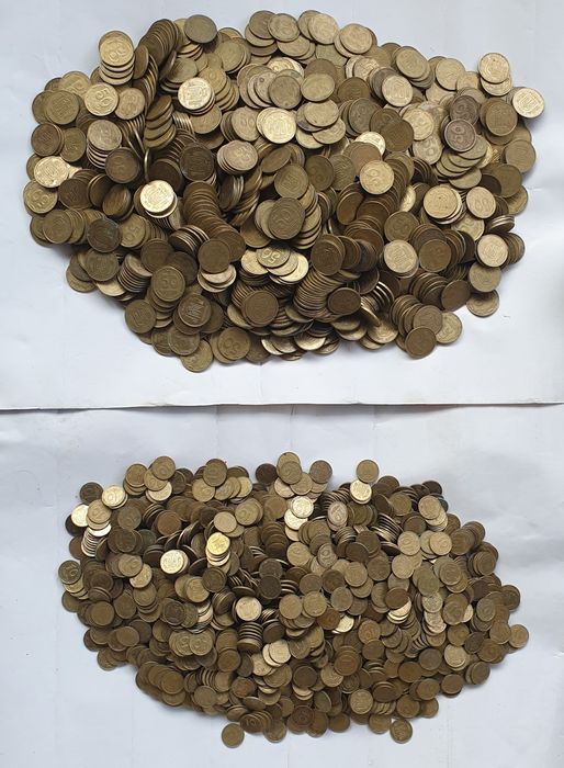 Монети України 1, 2, 5, 10, 25, 50 копійок, 1 гривня