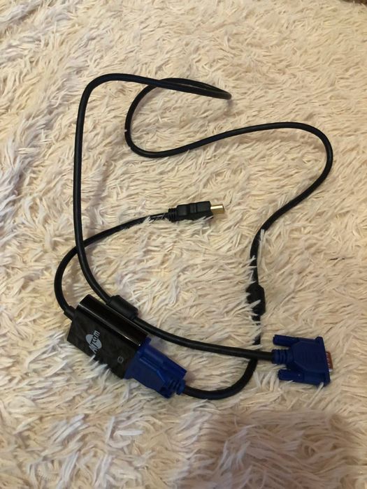 Провід vga з перехідником на hdmi