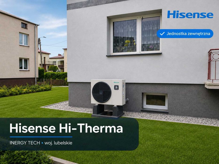 Pompa Ciepła 10 kW Hisense Hitachi z kompletnym montażem