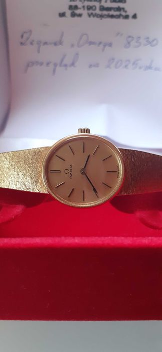 Zegarek OMEGA Złoto 18K próba 750 VINTAGE stan super.