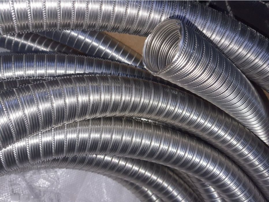 Гофра 38 мм для вихлопних газів генератора гофра на вихлоп 38, 40, 42