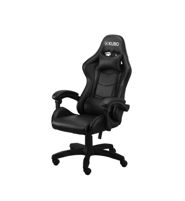 Cadeira Gaming KUBO Preta (Até 130 kg - Elevador a Gás Classe 3)