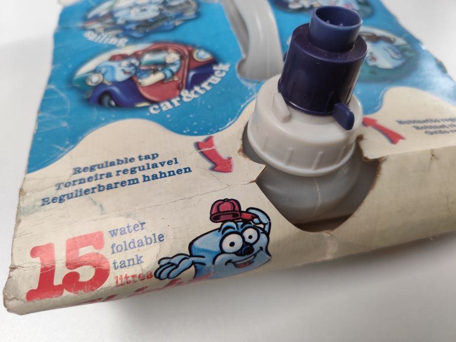 Deposito água emergência 15lt mini tanque dobrável