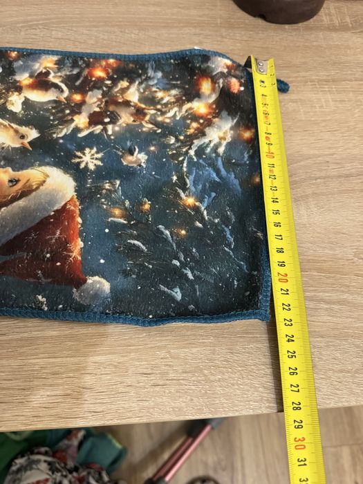 Dwie serwetki ściereczki świąteczne