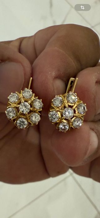 Серьги бриллианты ссср