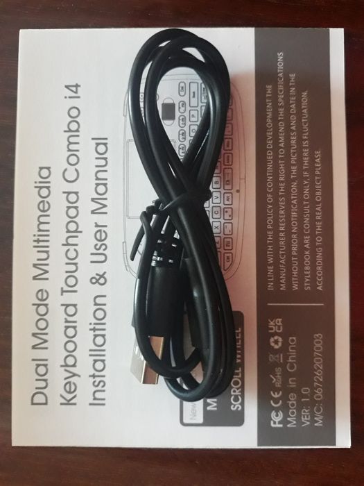 Бездротова міні клавіатура Riitek Rii mini i4 підключення поBluetooth