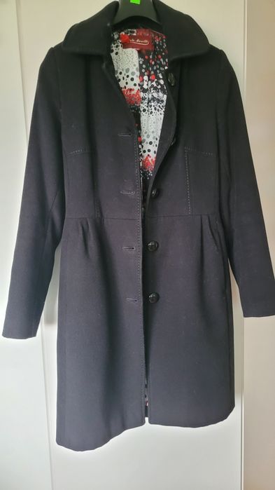 Płaszcz damski czarny