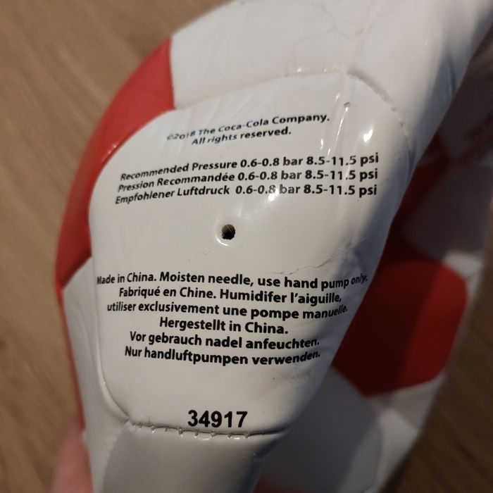Piłka nożna Coca cola