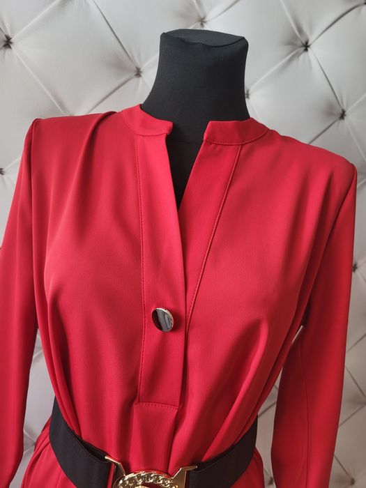 Tunikosukienka czerwona