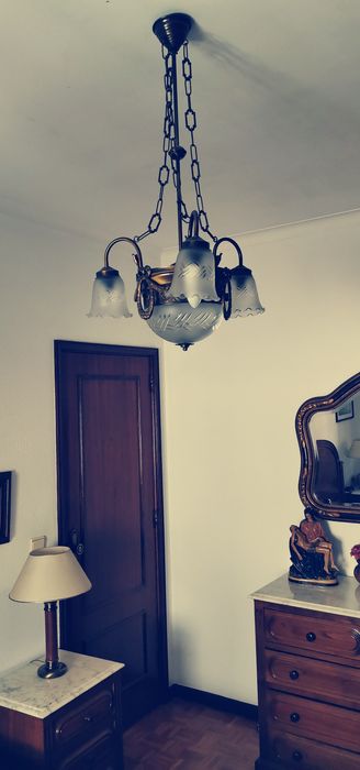 Candeeiro ESPETACULAR VINTAGE muito elegante!