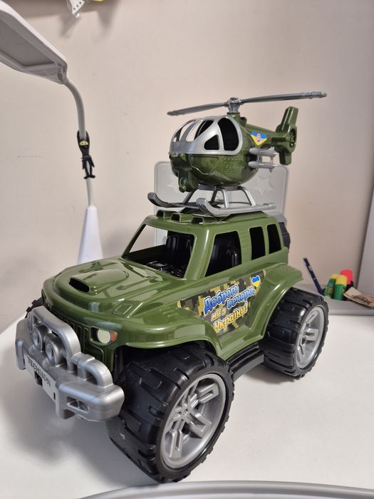 Технок. Дитячий набір військова техніка. Машинка. Гелікоптер.