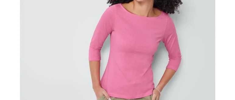 Bluzka damska bawelna 3/4 rekaw