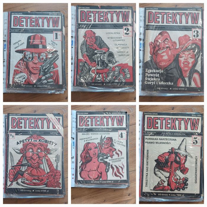 Miesięcznik czasopismo Detektyw