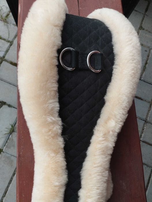 Popręg 140cm z naturalnego futra anatomiczny horze