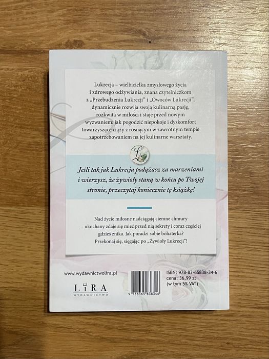 Książka Żywioły Lukrecji Laura Adori