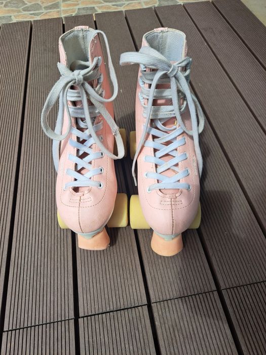 Patins oxelo cor de rosa
