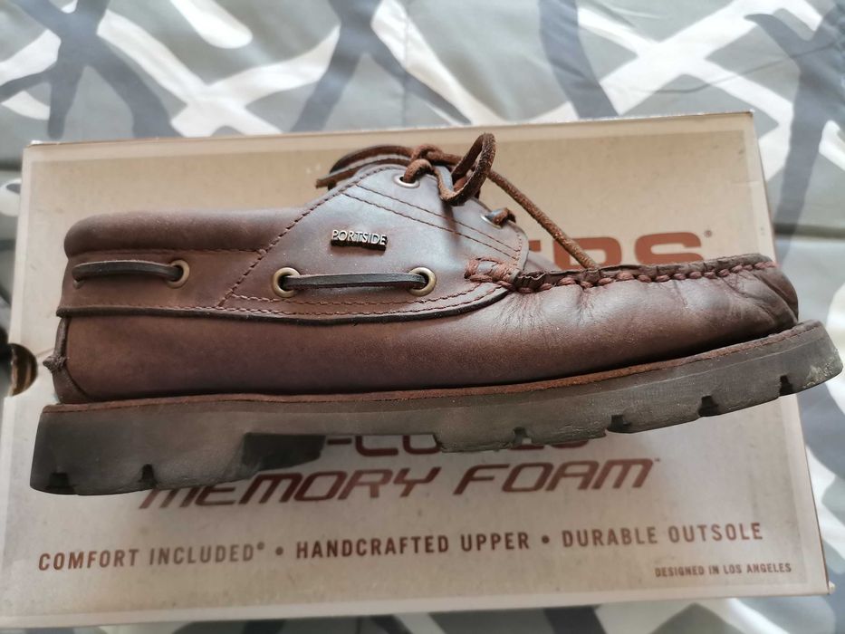 Velas / Sapatos Portside, em pele - 39