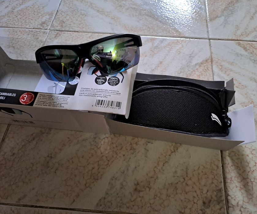 Óculos desportivos com lentes de substituição (Artigo Novo)