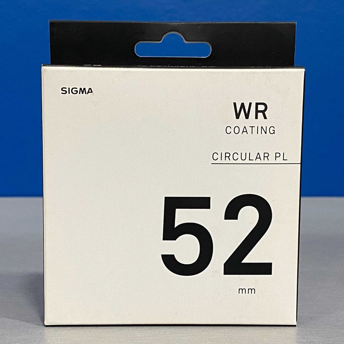 Filtro Sigma WR Circular PL - CPL (52mm) - NOVO