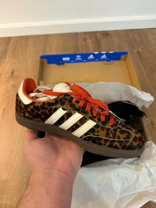 Adidas samba OG Preloved Red Leopard NOWE