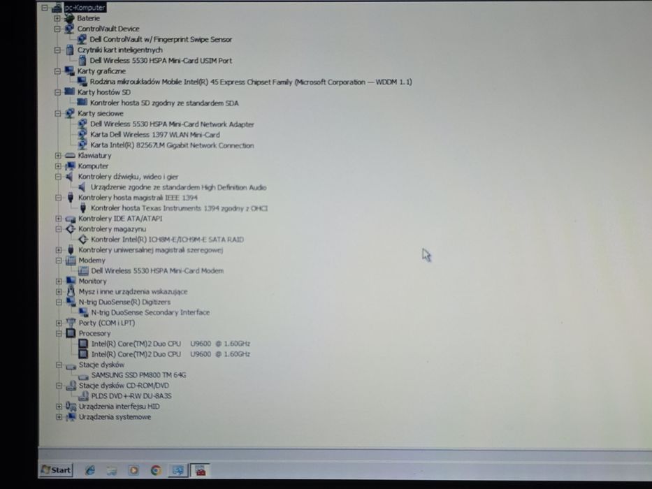 Laptop Dell Latitude XT2 tablet + stacja bazowa