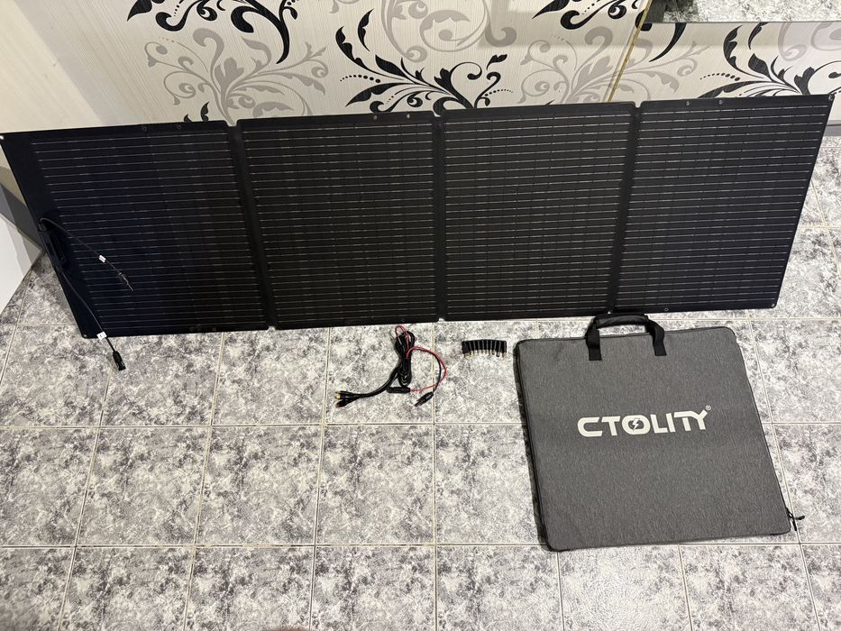 Нова сонячна панель CTOLITY 200W (SPC-200N) — повний комплект