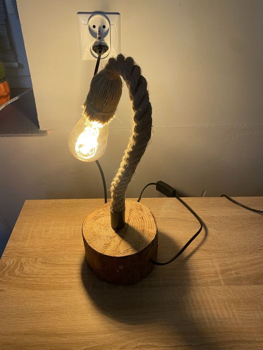 Lampka retro sznur nocna