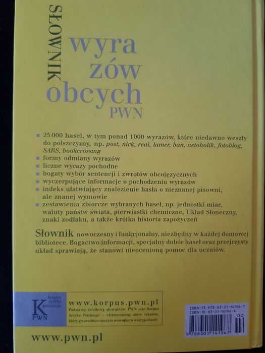 Słownik wyrazów obcych PWN wraz z płytą