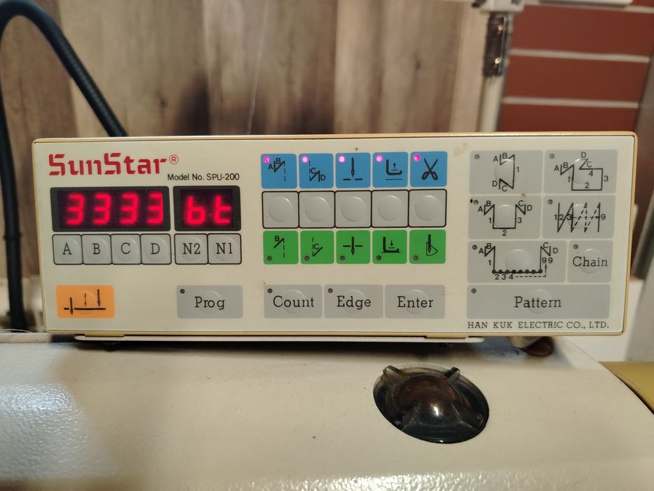 Stebnówka SUNSTAR KM-250A-7S maszyna do szycia
