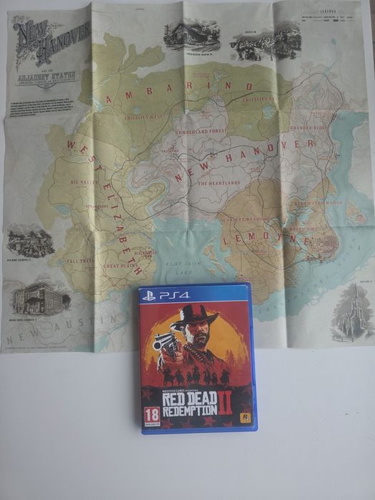 Gra Red Dead Redemption II PS4 PS5 + Mapa